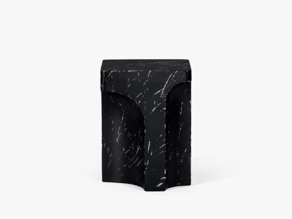 William Side Table - 14"  Travertine-like Beige, Palatial Series - Image 12