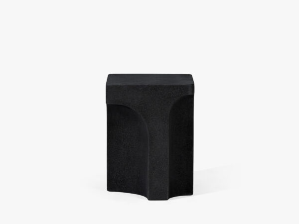 William Side Table - 14"  Travertine-like Beige, Palatial Series - Image 8