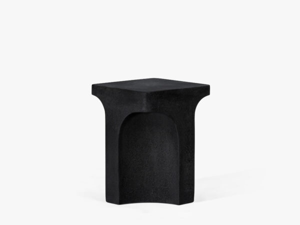William Side Table - 14"  Travertine-like Beige, Palatial Series - Image 7