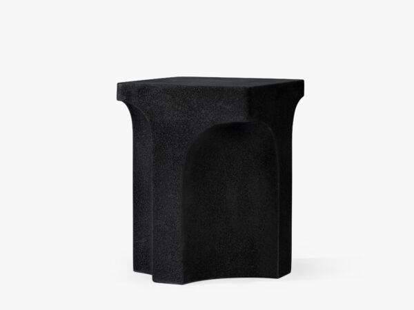 William Side Table - 14"  Travertine-like Beige, Palatial Series - Image 6