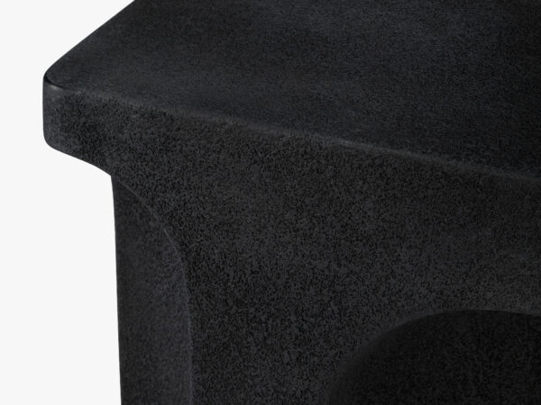 William Side Table - 14"  Travertine-like Beige, Palatial Series - Image 5