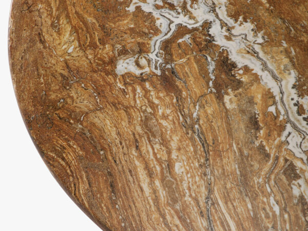 Gaius Coffee Table - 30"  Travertine-like Beige/Travertine-like Brown, Roman Series - Hình ảnh 6