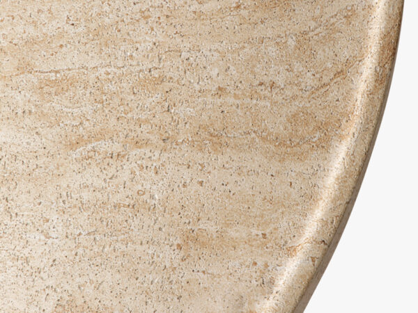 Isaac Coffee Table - 47"  Travertine-like Beige, Trio Series - Hình ảnh 4