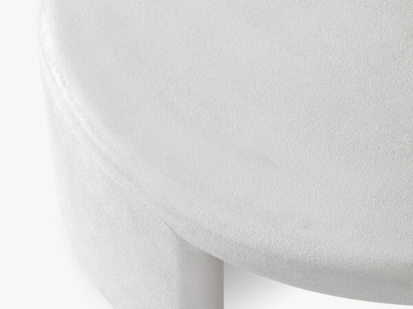Marcus Coffee Table - 40"  Natural White, Roman Series - Image 4