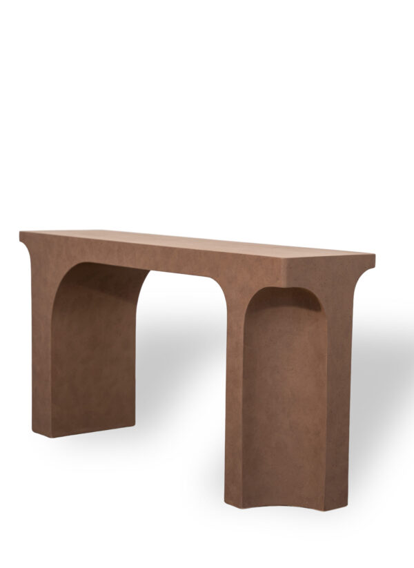 Filippo Console Table - 60"  Matte White/Matte Black, Palatial Series - Image 8