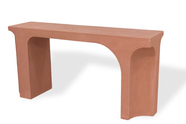 Filippo Console Table - 60"  Matte White/Matte Black, Palatial Series - Image 7