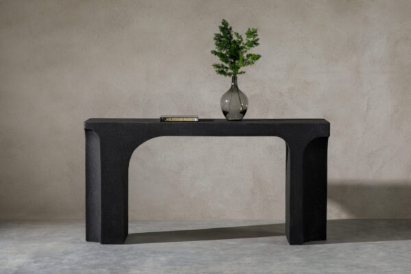 Filippo Console Table - 60"  Matte White/Matte Black, Palatial Series - Image 15