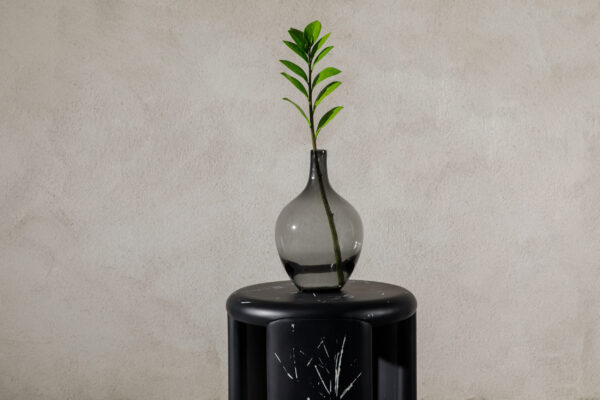 Leopold Coffee Table - 15"  Marble-like Black, Roman Series - Hình ảnh 6