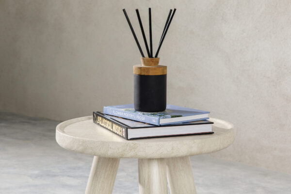 Canova Side Table - 16"  Travertine-like Beige, Trio Series - Hình ảnh 7